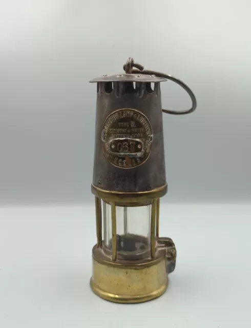 Vintage Eccles Bergarbeiterlampe - Messing - Typ SL - 067