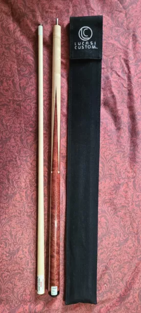 Lucasi Custom L-2000SP Birdseye 4-Point Sneaky Pete Pool/Billiards Cue Stick NEW