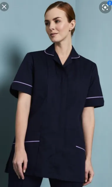 ALSICARE FEMALE WORK Tunic Navy Women's Size 8 Bnwt £9.99 - PicClick UK
