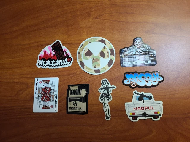 Magpul Industries Corp. Set of 8 Decal Stickers GAOS 2023 OEM Original