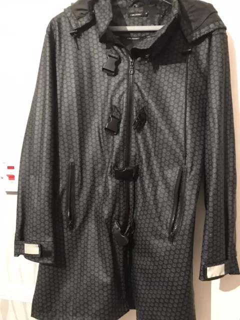 SOS JENSEN Women's Taupe Trench Coat Style Raincoat L -  Denmark