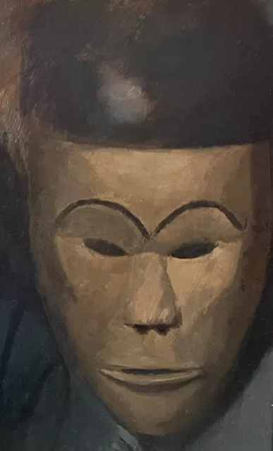 Jules Pollet (1870-1941) Cubism, Mask African Congo Yombe, 1915 Copper 3