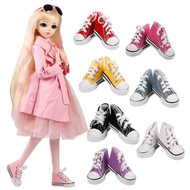 1/3 accessori bambola BJD 1 paio di scarpe di tela 7,5 cm per bambola 60 cm bjd giocattoli fai da te