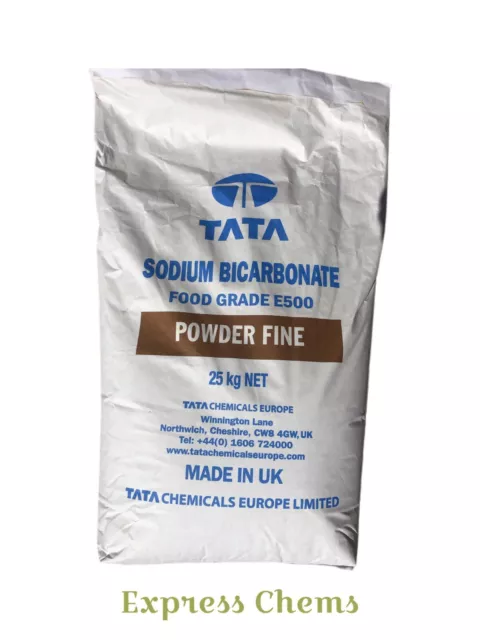 SODIUM BICARBONATE of Soda | 25KG BAG | 100% BP/Food Grade | Bath Bomb | Baking