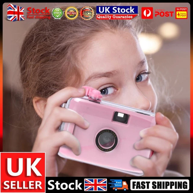 Kids Camera Non-disposable Waterproof Shockproof Film LOMO Camera Toys (B) UK