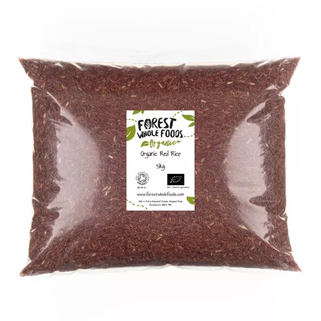 Organic Red Rice 5kg - Forest Whole Foods