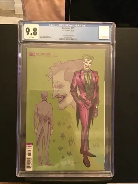 Batman V.3 #95 CGC 9.8 1:25 Jimenez Variant/ Joker