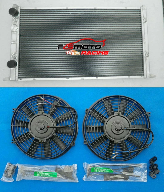 Mk3 Golf Radiator FULL ALUMINUM RACING Radiator + Fan for Volkswagen VW Golf MK3 GTI VR6 ...