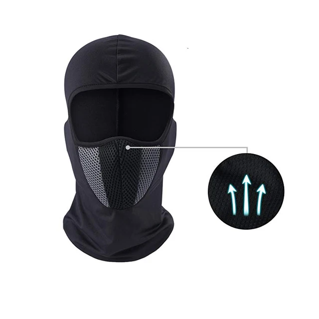 Balaclava Thin Face Mask UV Breathable Ski Sun Hood Tactical Masks for Men Women