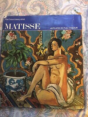 The Colour Library Of Art : MATISSE 48 Plates In Full Colour ( Hardcover 1967)