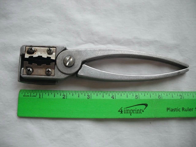 Vintage Metal Plier Type Nut Cracker, Teeth Blades, NO Spring, Nutcracker