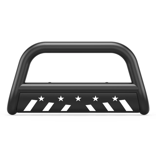 3" Bull Bar for 2016-2022 Toyota Tacoma Push Brush Grille Guard Bumper Black