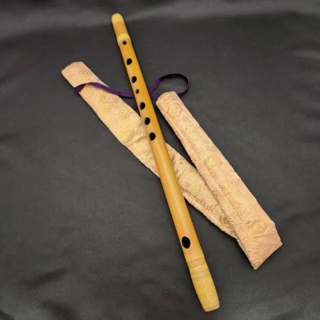 Japonais Traditionnel Bambou Flûte Shinobue " C " Longueur : 40cm/39.6cm