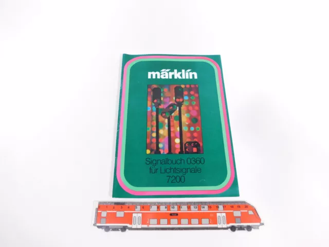 DT870-0,5 # Märklin H0 0360 Livre des Signaux pour Lumineux 7200 Mint