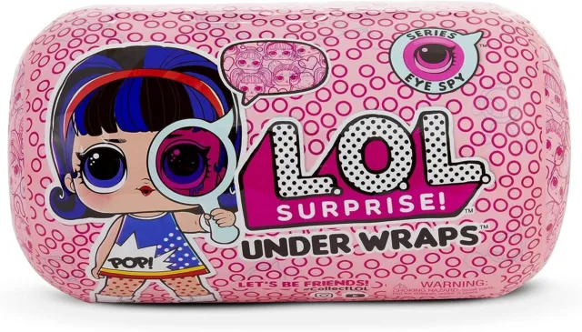 LOL Surprise Under Wraps Eye Spy Series 4 L.O.L. Big Sister Doll Pink Tube