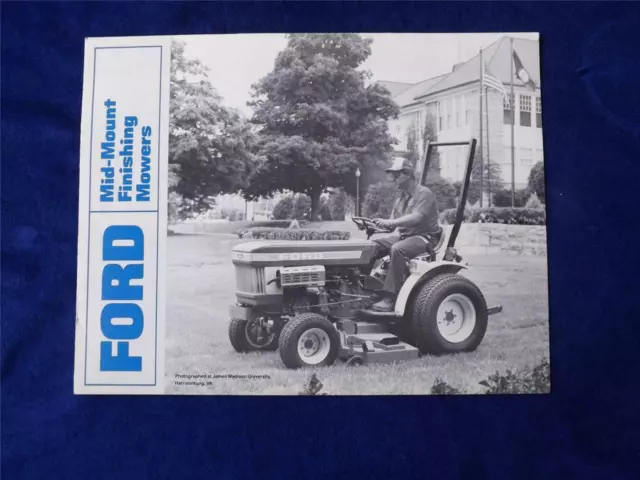 Ford Mid Mount Finishing Mowers Sales Brochure Lawn Mower Equipment