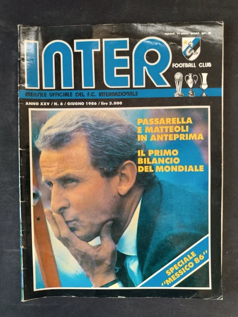 rivista INTER FOOTBALL CLUB-NUMERO 3 1989-IL RITORNO DI KALLE POSTER