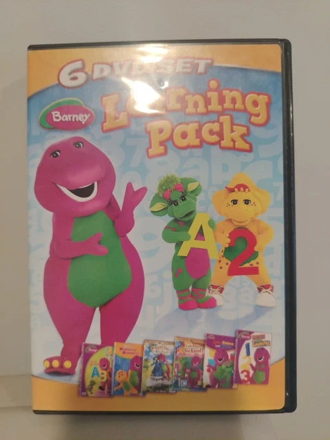 その他 Learning Pack 6 Dvd Set BARNEY LEARNING PACK 6 Disc DVD Set 2010 Lyons HIT