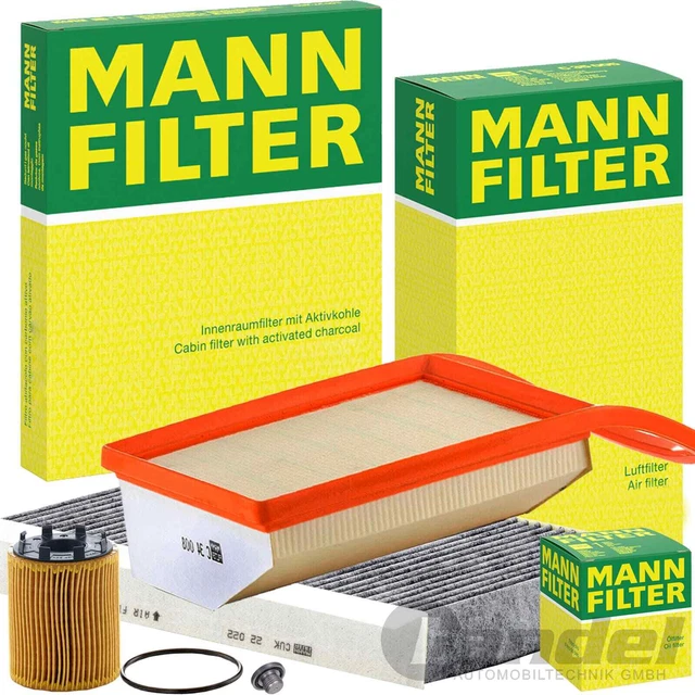MANN FILTER INSPEKTIONSPAKET passend für 1.3D MULTIJET FIAT 500L 500X 95 PS