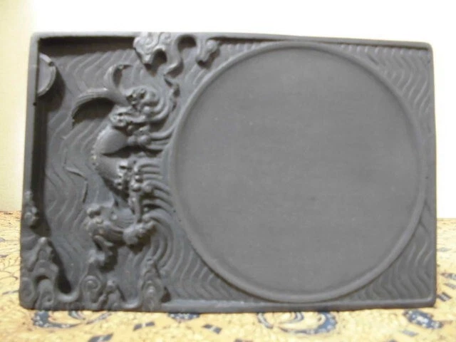 Ink Stone Suzuri Japanese Vintage Calligraphy Tool S315