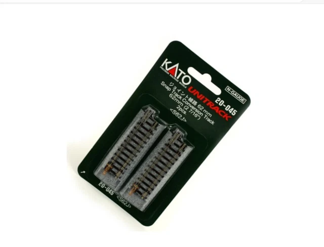 Voies Courbes Kato Unitrack N - Rayon 13-3/4", 30°, Lot De 4 Rails, échelle N, 348 Mm