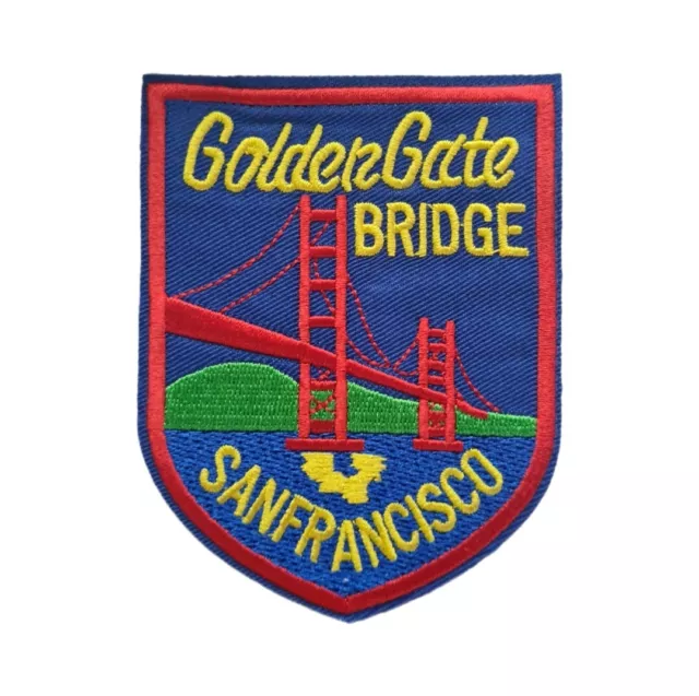 Golden Gate Bridge San Francisco Embroidered Patch Iron On Sew On Transfer
