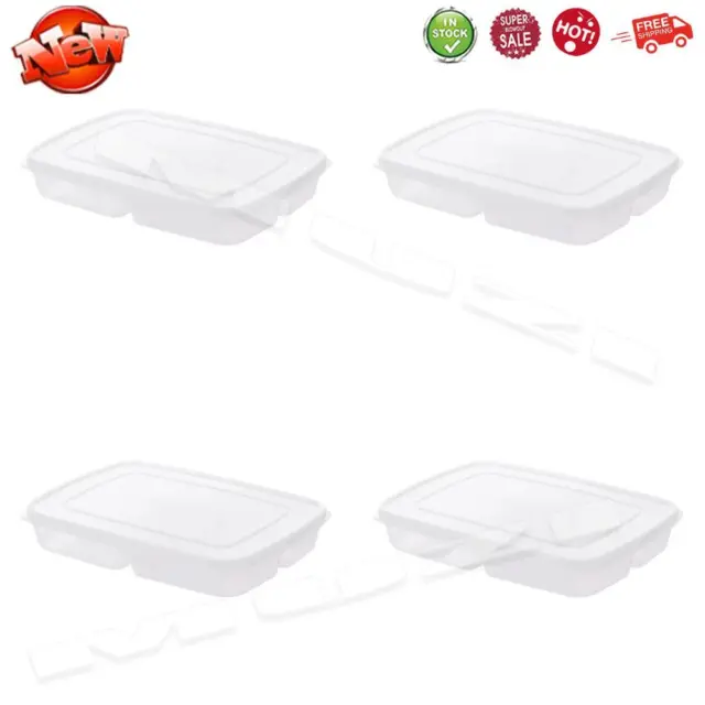 KICHLY Plastic Airtight Food Storage Containers - 18 Pieces (9 Containers & 9 Lids) Plastic Food Containers with Lids for Kitchen & Pantry Lea