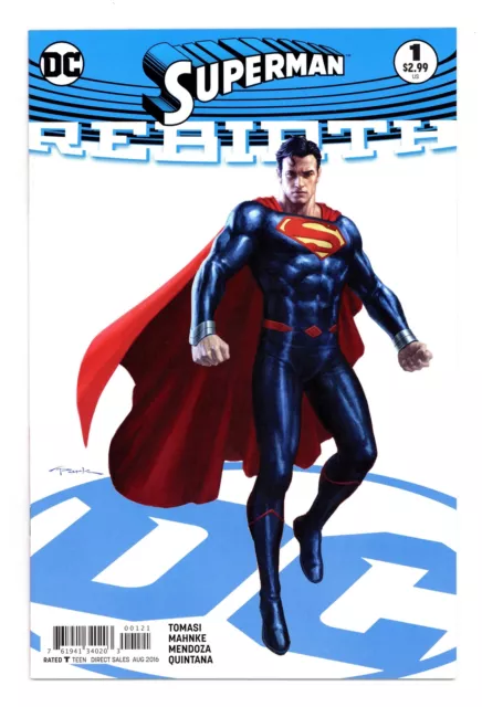 Superman Rebirth 1B Park Variant VF/NM 9.0 2016