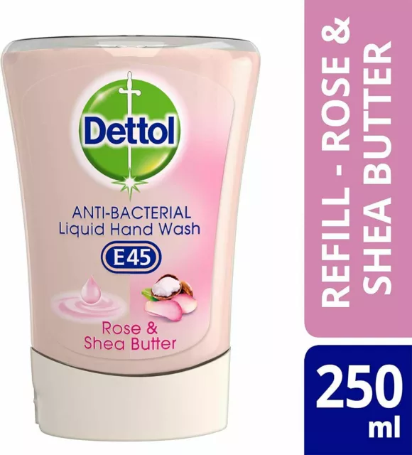 2 or 3  Dettol No-Touch Refill Honey Nourishing Rose&Shea Butter,Grpefruit 250ML