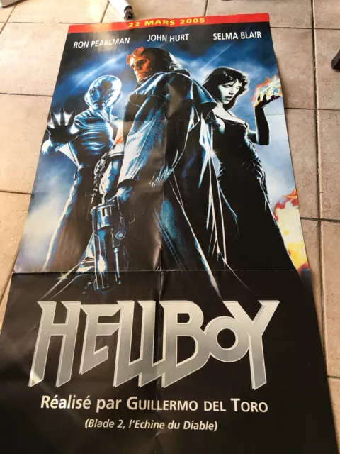 Affiche Cinéma Vidéo Club Helboy Pat Guillermo Del Toro 58 X 158 Cm 2