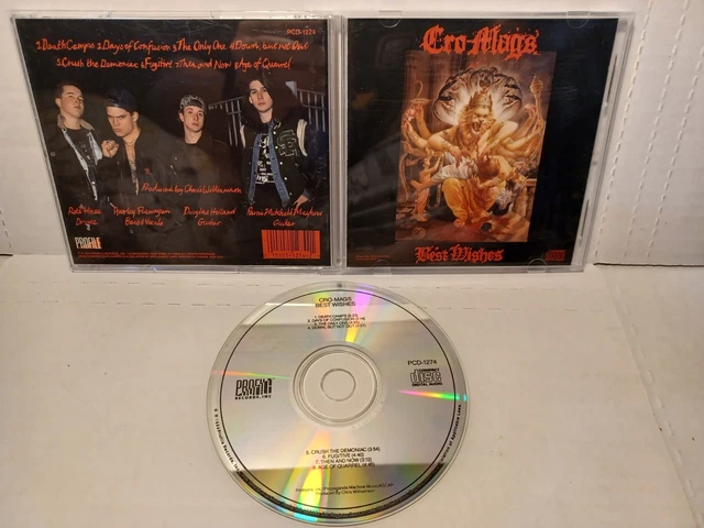 CRO-MAGS BEST WISHES LP Hardcore Metal Crossover Vinyl Used