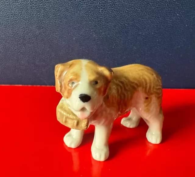 Vintage WADE Whimsies St Bernard dog figure from 1957 - Great cond