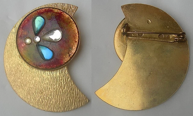 Broche Ancienne Vintage En Forme De Citroën Cabriolet - Collection Privée, Occasion Avec Traces D'usure