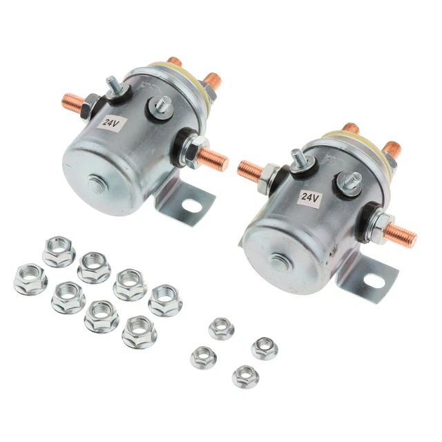 CONTINUOUS DUTY SWITCH RELAY SOLENOID FITS 24 VOLT 4-TERMINAL - Foto 7