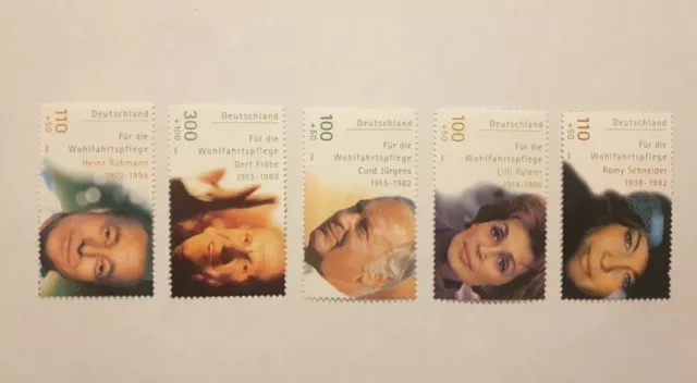 BRD Michel Nr.: 2143 - 2147, Für die Wohlfahrtspflege,2000, postfrisch