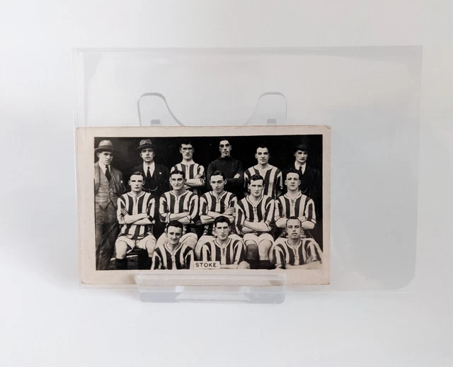 Stoke City FC 1922/23 Pluck berühmte Fußballmannschaften Vintage Fußballkarte