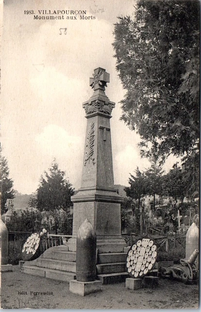 58 VILLAPOURCON  -carte postale ancienne [JR05345]