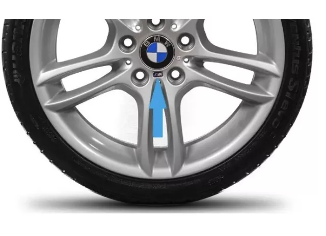 10x BMW M Felgenaufkleber Alufelgen Lenkrad Selbstklebend Performance Emblem