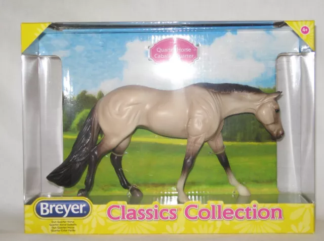Breyer horse classic freedom series dun quarter horse loping pleasure #927