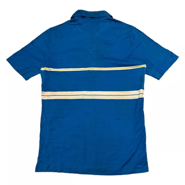 Polo Shirt Australian By L'Alpina | Vintage anni '80 Retro Tennis Sportwear Blu vintage 2