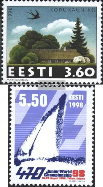 Estland 327,329 (kompl.Ausg.) gestempelt 1998 Sondermarken