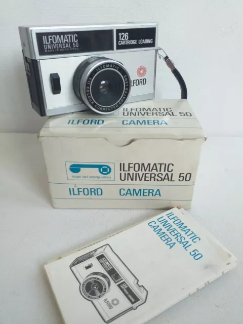 Appareil photo vintage universel Ilfomatic 50 avec boîte et instructions. 3