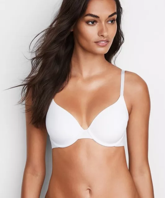 Victorias Secret The T-shirt Lightly Lined Full Coverage Bra Size 32DDD White