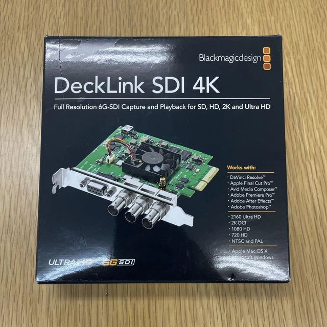 BLACKMAGIC DESIGN DECKLINK SDI 4K Capture & Playback Card 199.90