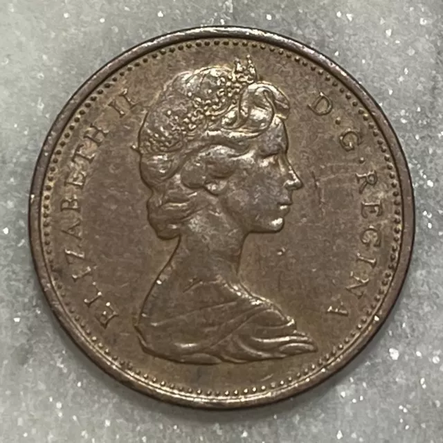 1967 | Canada - 1 Cent coin XF | Bicentennial Issue