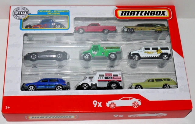 MATCHBOX 9 CAR gift set - FORD COUPE HOTROD EXCLUSIVE, VW GOLF ...