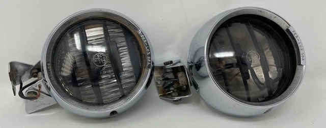 2 VINTAGE PER-LUX 36A Driving Fog Lights for Car or Truck