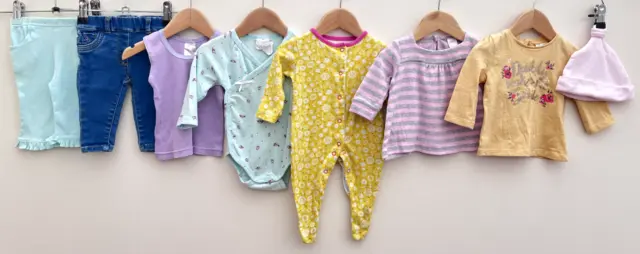 Pacchetto di abbigliamento per bambine età 0-3 mesi Laura Ashley Next F&F