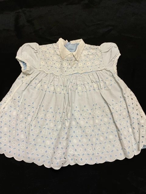 Ancienne Robe Pour Bébé Ou Poupée - Tenue Vintage De Collection