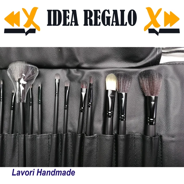 Set di pennelli professionali per trucco, volto ombretti e Eyeliner Powder li... 5
